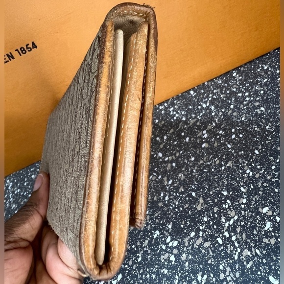 Christian Dior CD Caramel Brown Oblique Monogram Logo Flap Long Wallet - Picture 5 of 16